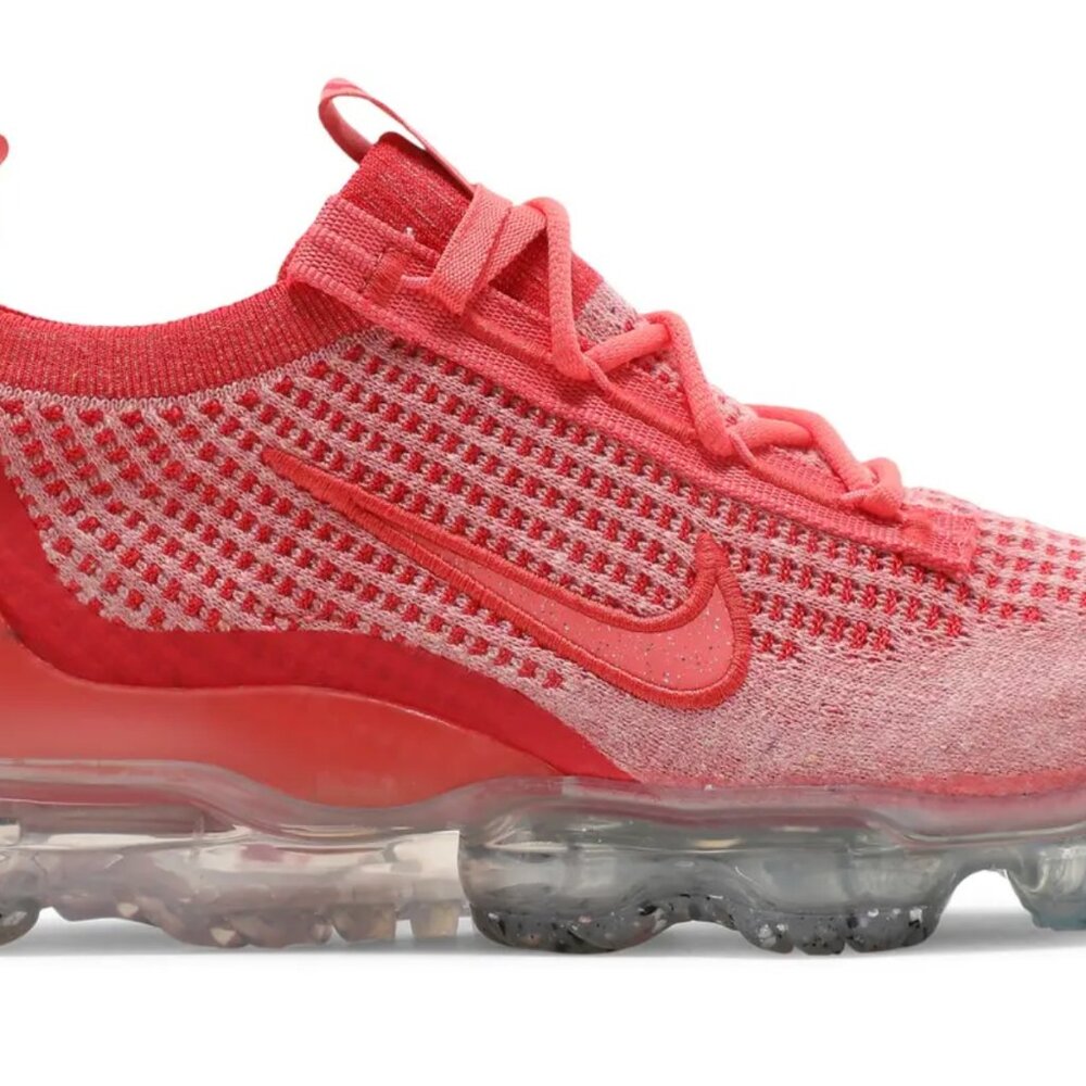 NIKE Air Vapormax 2021 Flyknit Red/Pink/Stone Sz 6.5